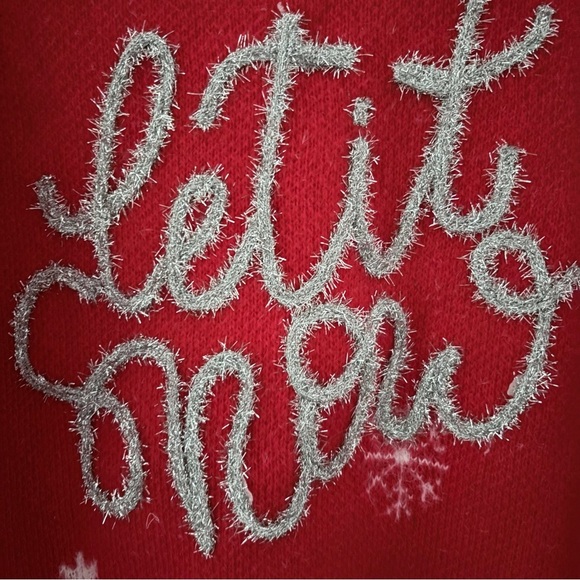 NWT BiBi Festive Red Christmas Sweater - Picture 2 of 6